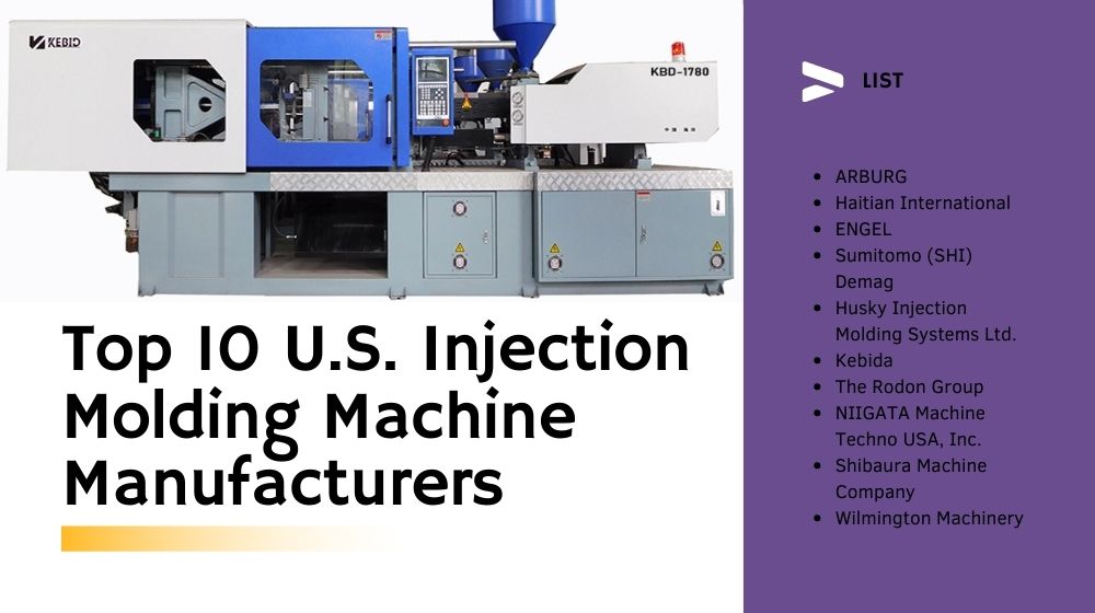 Top 10 U.S. Injection Molding Machine Manufacturers